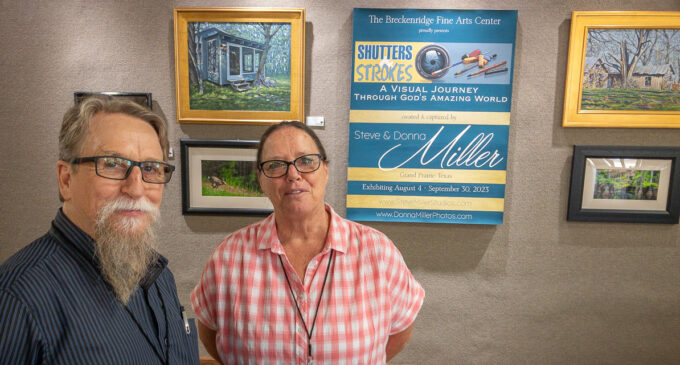 Paintings, photographs of Steve and Donna Miller on exhibit through Sept. 30