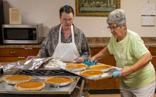 Pie Making at First Methodist Church 2023