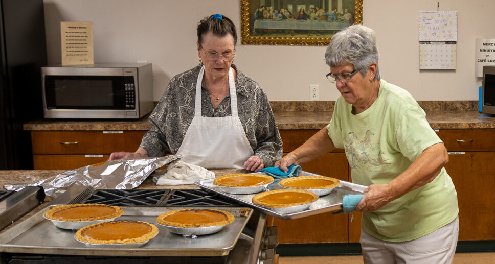 Pie Making at First Methodist Church 2023