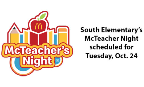 McTeacher Night scheduled for this evening to benefit South Elementary PTO