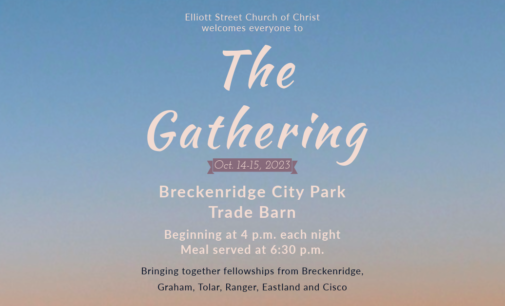 Elliott Street Church of Christ to host second annual The Gathering event on Oct. 14-15