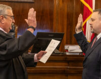 Gregory sworn in this morning as new district judge