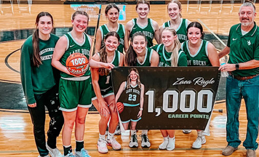 Lady Buckaroo Zaea Ragle scores 1,000th career point in victory against Clyde Lady Bulldogs