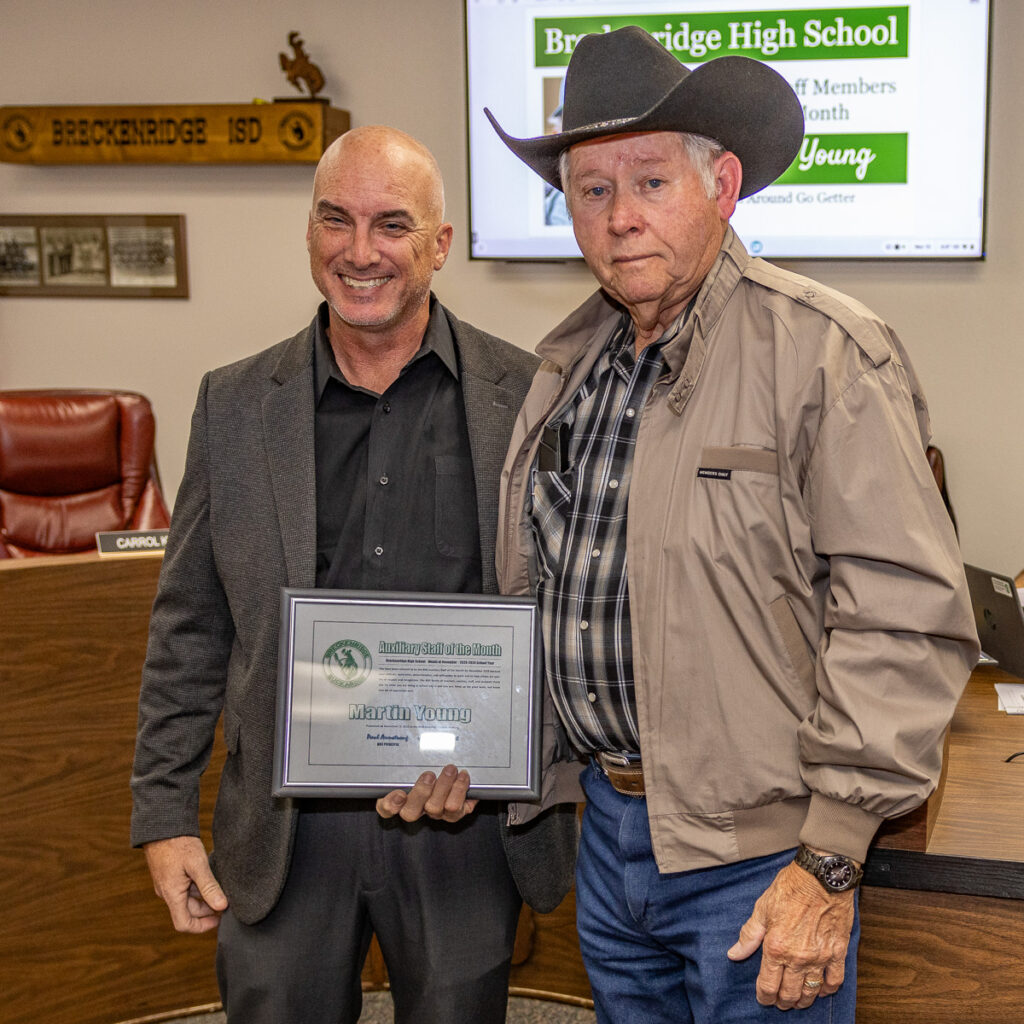 Students, staff members, teachers honored at Breckenridge school board