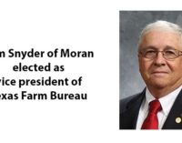 Moran farmer/rancher elected Texas Farm Bureau vice president