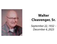 Walter Cleavenger, Sr.