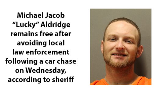 Suspect in Wednesday’s car chase remains on the run, according to sheriff