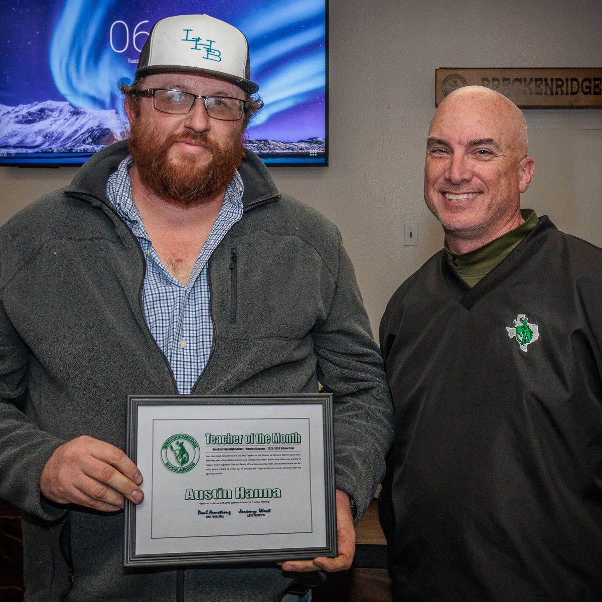 Students, teachers and staff members honored by BISD - Breckenridge Texan