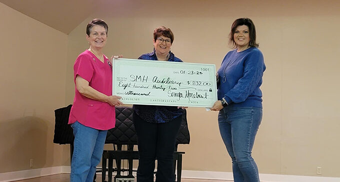 Breckenridge Woman’s Forum makes donation to hospital auxiliary for new ultrasound machine