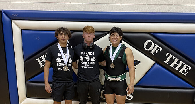 Buckaroo powerlifting boys qualify for state meet; state send-off for girls set for Wednesday