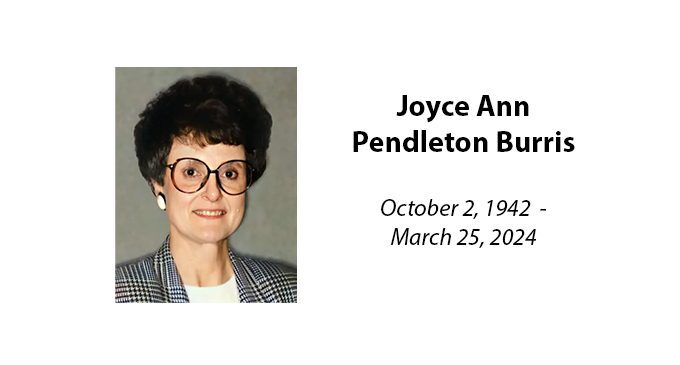 Joyce Ann Pendleton Burris