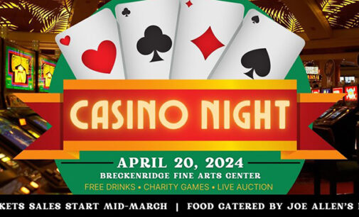 ‘Casino Night’ on April 20 benefits Breckenridge Fine Arts Center