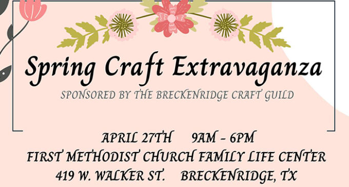 Breckenridge Craft Guild to host Spring Craft Extravaganza on Saturday, April 27