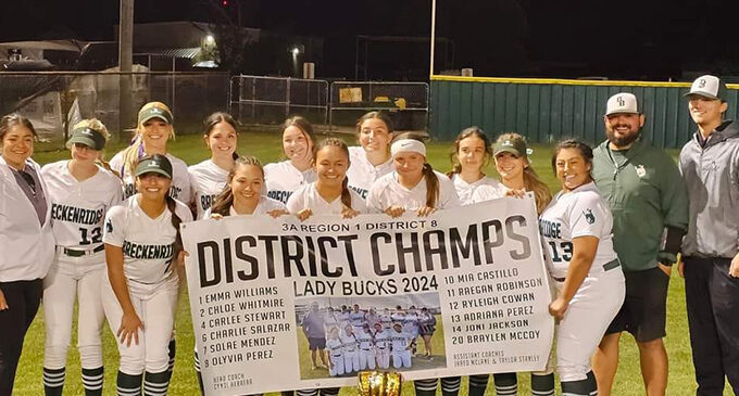 Lady Buckaroos softball team heading to Bi-District series after clinching District Championship on Friday