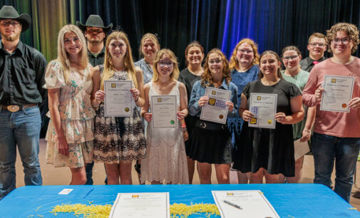 Breckenridge High School inducts inaugural theater honor society members