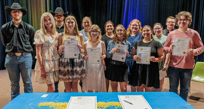 Breckenridge High School inducts inaugural theater honor society members