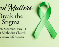 Mind Matters event on Saturday, May 11, to focus on shattering the stigma surrounding mental health issues