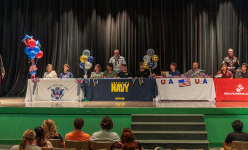 BHS celebrates late spring signings for sports, band, military