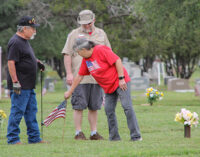 Volunteers needed morning of Saturday, May 25, to help place flags on veterans’ graves for Memorial Day