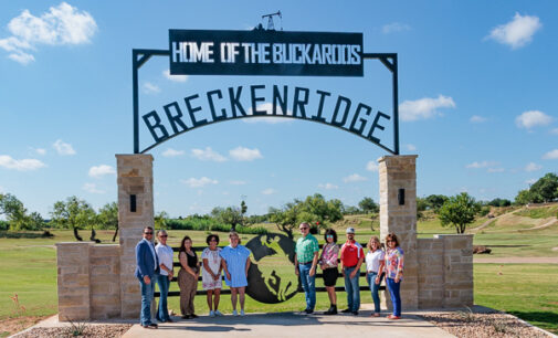 New entry sign welcomes everyone to Breckenridge