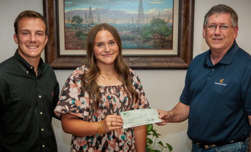Fundraising for BHS students’ downtown project kicks off with donation from Clear Fork Bank