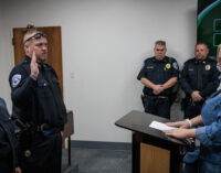 City to hold special meeting on Wednesday to discuss future of fire station; new officers sworn in at April 1 meeting
