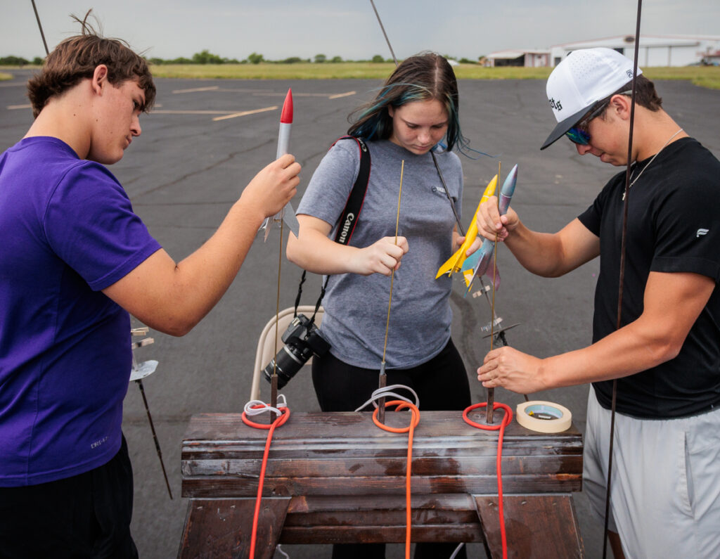 Science School Rockets Local students reach for the stars in Rocket Science Class ...