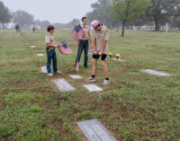 Volunteers needed on Saturday morning, May 24, to help place flags on veterans’ graves for Memorial Day