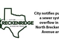 City of Breckenridge: Recent rains lead to sewer system overflow on North Breckenridge Avenue