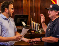 Malcolm Bufkin appointed as Stephens County Fire Marshal, sworn in this afternoon