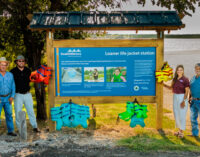 Life Jacket Stations offer loaner safety vests at two locations on Hubbard Creek Lake