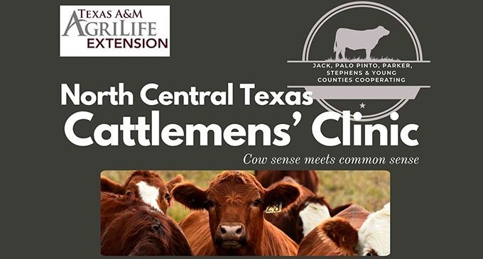 North Central Texas Cattlemen’s Clinic set for August 7 in Breckenridge