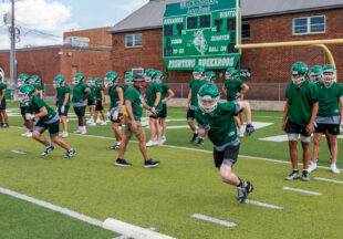 Buckaroo 2025 football practice kicks off