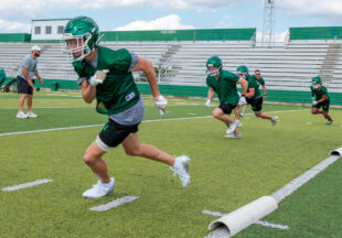 Buckaroo 2025 football practice kicks off