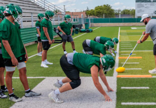 Buckaroo 2025 football practice kicks off