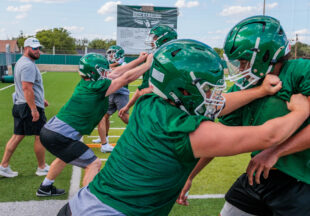 Buckaroo 2025 football practice kicks off