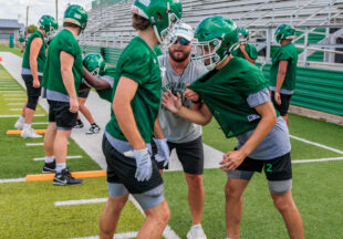 Buckaroo 2025 football practice kicks off