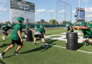 Buckaroo 2025 football practice kicks off