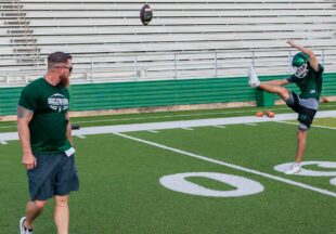 Buckaroo 2025 football practice kicks off