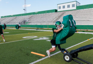 Buckaroo 2025 football practice kicks off