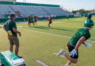 Buckaroo 2025 football practice kicks off