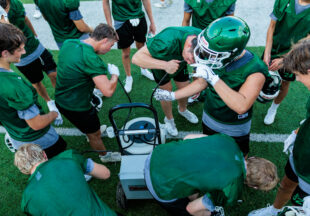 Buckaroo 2025 football practice kicks off