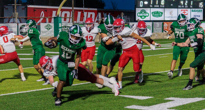 Buckaroos fall to Holliday Eagles 43-0 in season opener