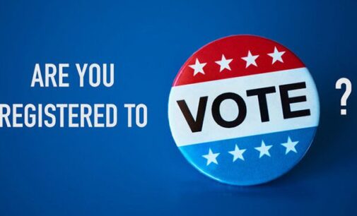Deadline to register to vote is Monday, Oct. 6