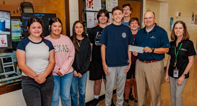 BHS offers business classes, DECA club; Clear Fork Bank makes donation to student organization