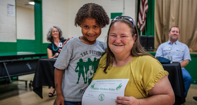 Breckenridge school board honors students, staff of the month