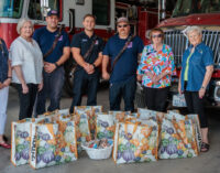Lee’s Legion Chapter of DAR delivers ‘Hero Bags’ to Breckenridge Fire Dept.