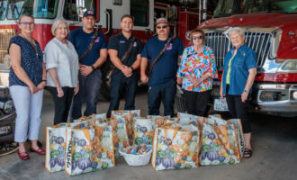 Lee’s Legion Chapter of DAR delivers ‘Hero Bags’ to Breckenridge Fire Dept.