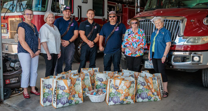 Lee’s Legion Chapter of DAR delivers ‘Hero Bags’ to Breckenridge Fire Dept.