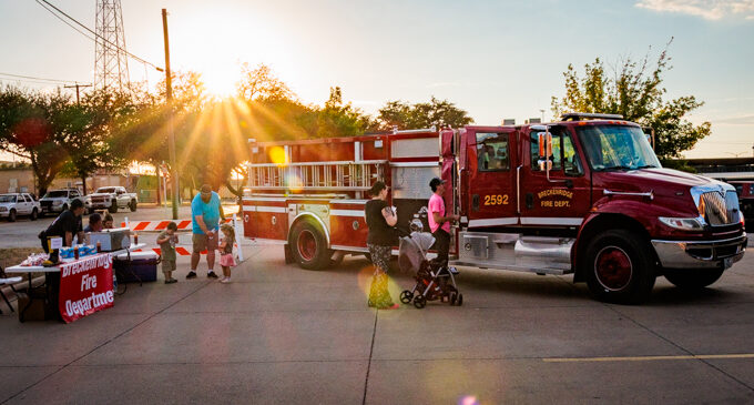 Breckenridge celebrates a safe community with National Night Out